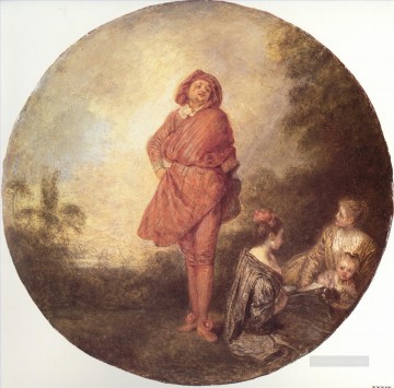 ロココ Painting - Lorgueilleux Jean Antoine Watteau クラシック ロココ